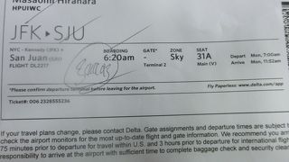 ジョンFケネディ空港からプエリトリコへ