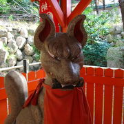 生國魂神社の中です