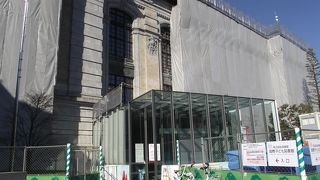 リニューアル中で外観が見れず残念でした