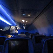 Ｂ７３７−９００ＥＲの機内