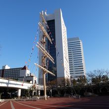 竹島桟橋のあるフェリーターミナル