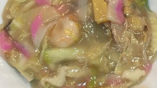 皿うどん 太麺で。