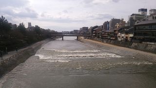 京都市内を南北に流れる河川