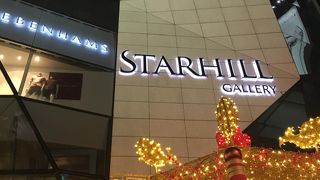 一流ブランドが入っているデパート