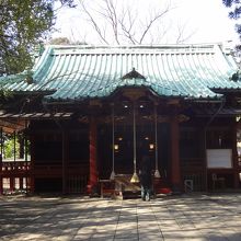 赤坂に鬱蒼と茂った森