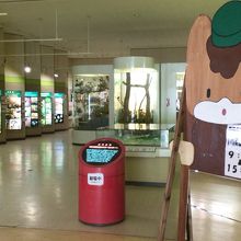 10分くらいで見終える展示室です。