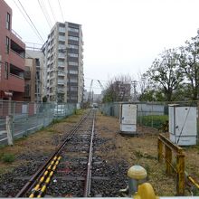 ちょっと離れた所のＪＲ北王子線（貨物線）跡