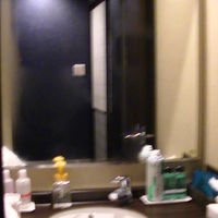 アメニテイーも揃ってる洗面台