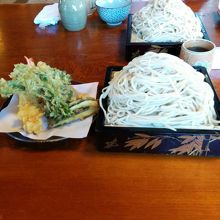 天ぷら蕎麦