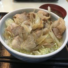 塩豚丼