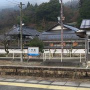 竹田城跡に行く際には、おすすめの駅となっています。