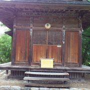 白川郷の防火担当の神社