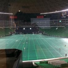 中は作業中でしたがすごい大きさでした。