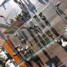 上からみた通路