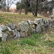 坂本城の石垣。