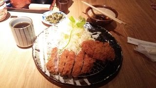 絶品のトンカツ