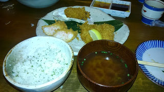 美味しいトンカツが食べられます