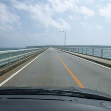 宮古島から来間島方面へ。