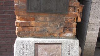 銀座は丸の内と並んで２箇所しかない煉瓦街だったそうです