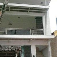 ホテルの外観。ビーの目の前。