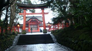 向こうに西大門が