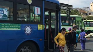 長距離行きのバスターミナル