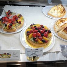 フルーツタルトが美味しかった