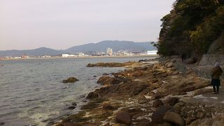 竹島を半周