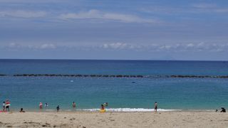 人も少なく綺麗な海水浴場でした