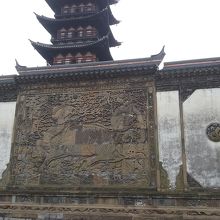 明の時代に造られた照壁