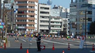 東京マラソン見物