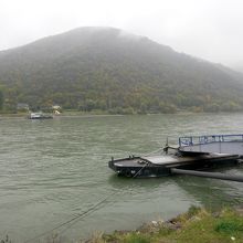 店から50ｍでドナウ川