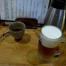 ビール550円