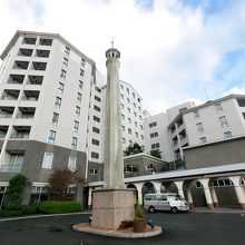 このホテルの中にある