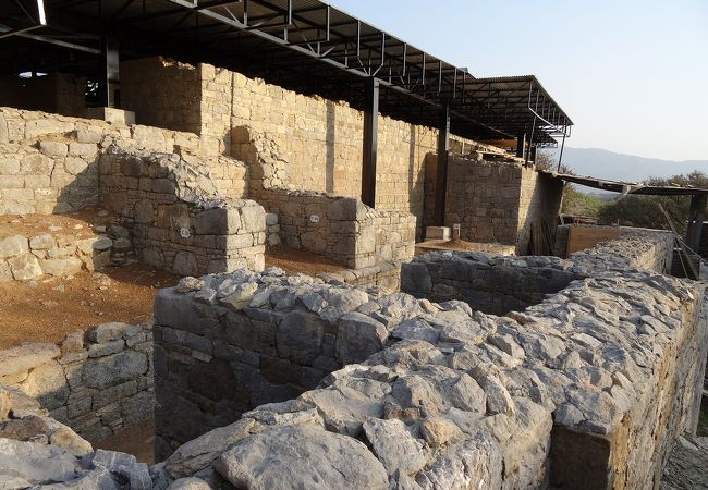 夕日のなかの僧院は、雰囲気抜群！