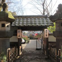 牡丹園の入り口