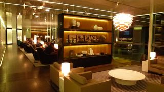 ターミナルの先端近く。ミニシャトルで移動。