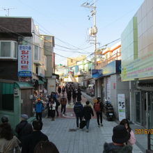 甘川文化村メイン通り。