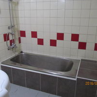 この部屋はバスタブがありました。