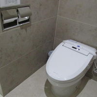 ウシュレットトイレ。