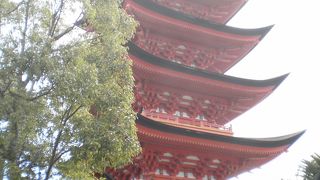 宮島の風景が眺められる