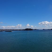 福浦橋から見た風景です。