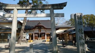 岡崎城は別名龍城、このお城を祭る神社