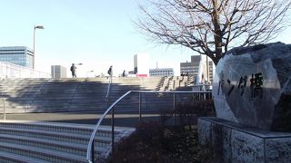 JR上野駅に相応しい名称の幅広い東西自由通路です