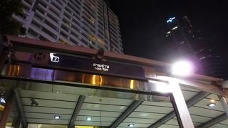 地下鉄でシーロム駅とフアラムポーン駅の丁度真ん中。