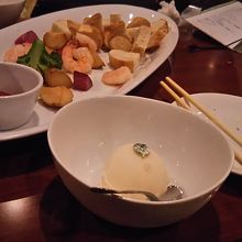 デザートのシャーベット