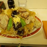 他県では見たことない焼きそばです。