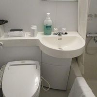 トイレと部屋にもお風呂はついています