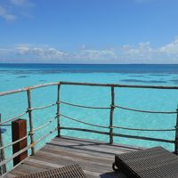 シニア水上ヴィラのベランダからの風景