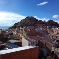 チチカカ湖を望む